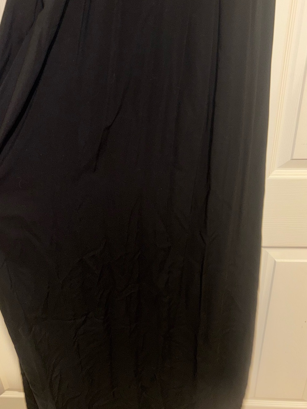 Gianni Bini Black Summer Maxi Dress lined NWT Elegant lined w/ pockets L - Picture 6 of 9